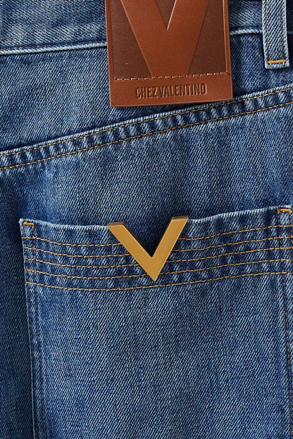 Women’s Classic Blue High-Waist Denim Jeans