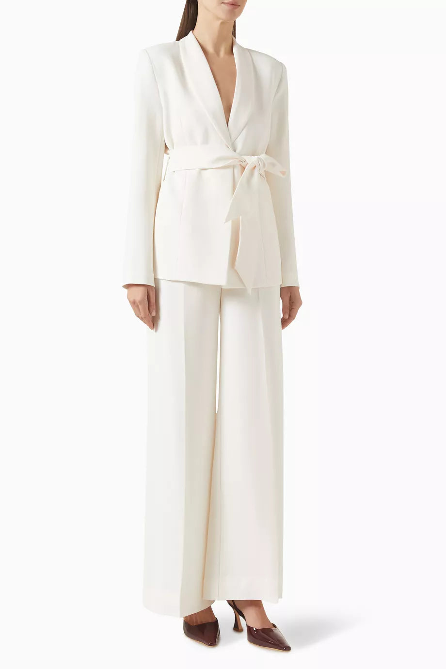 WOMENS ,S WHITE SHIRT COORDSET