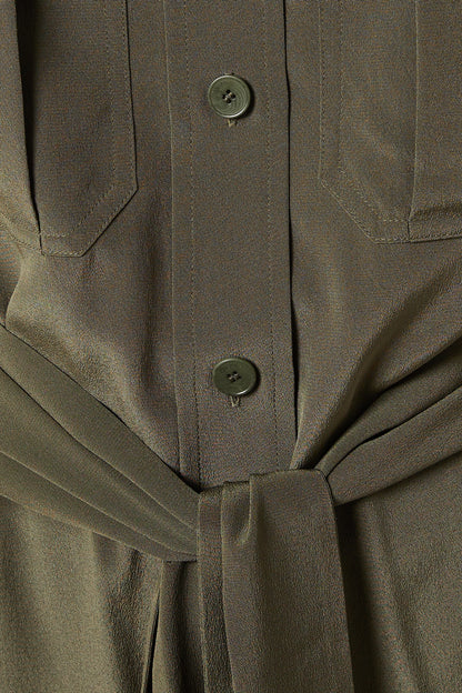WOMEN'S OLIVE GREEN COORDSET
