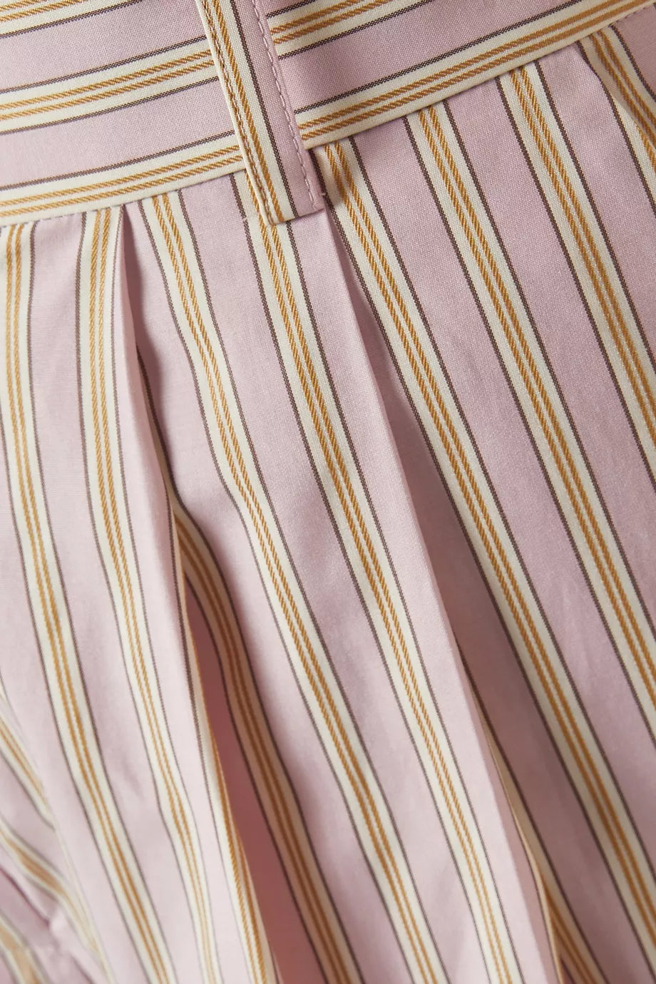 WOMESN'S PINK STRIPED STARIGHT FIT PANT