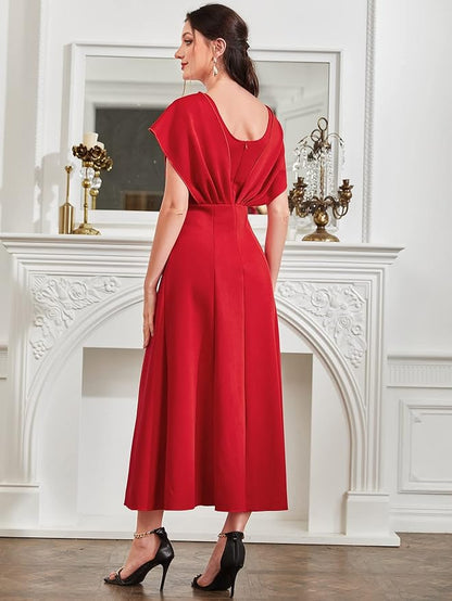 STUNNING RED EVENING GOWN