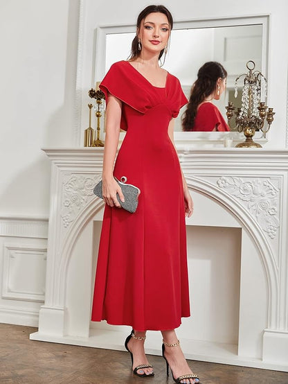 STUNNING RED EVENING GOWN