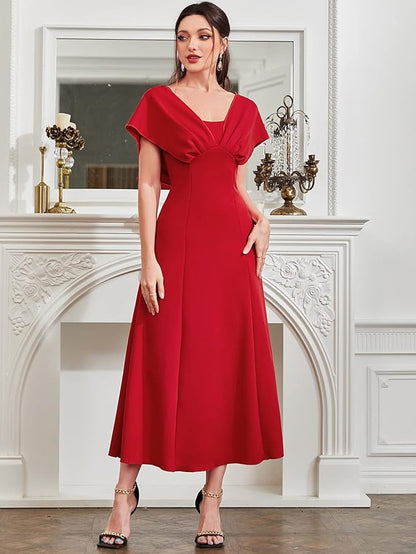 STUNNING RED EVENING GOWN